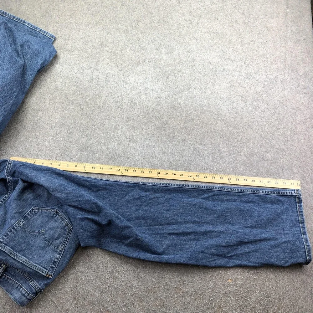 Levis 559 Jeans Mens 42x36 Blue Medium Wash Relaxed Straight Denim Pants Casual